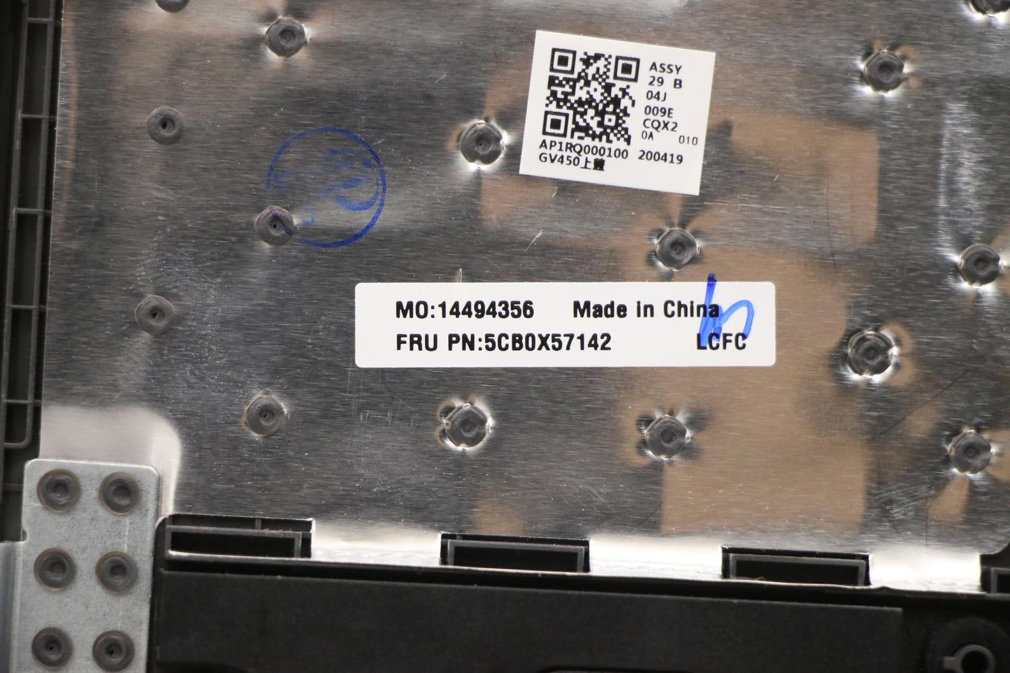 Lenovo Upper Case Asm_Fr L81Yb Igtex - 5CB0X57142