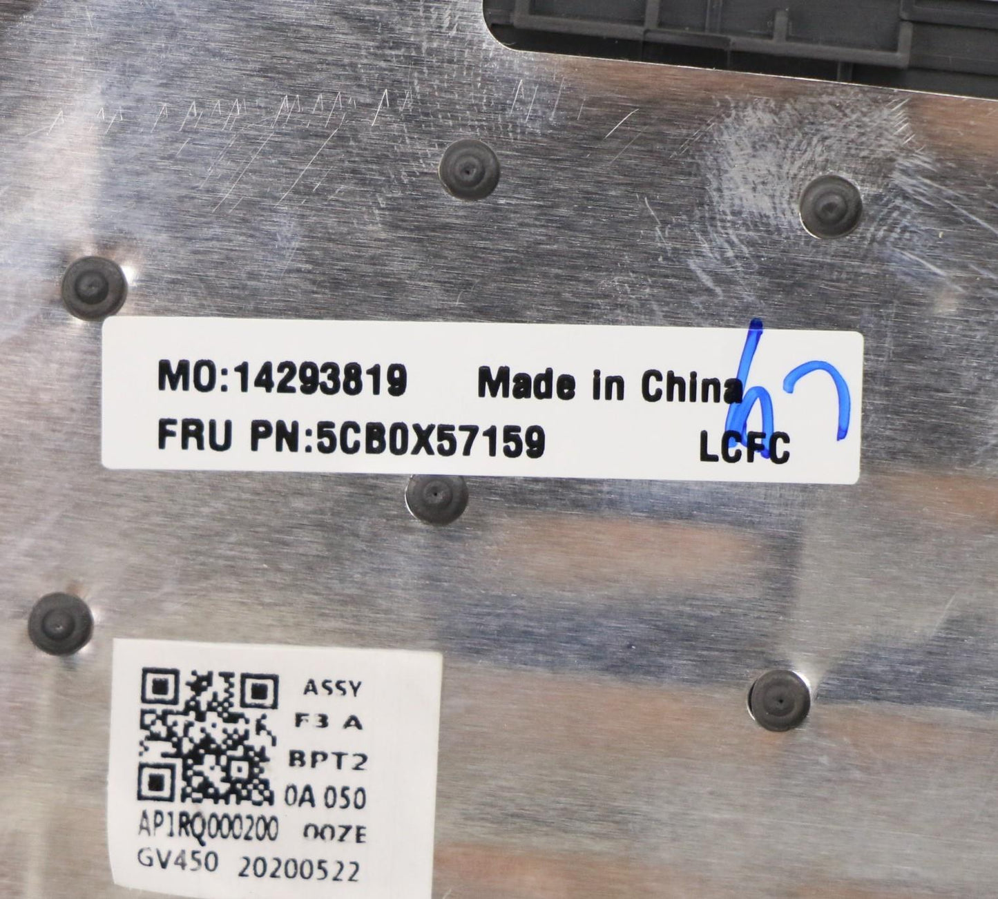 Lenovo Upper Case Asm_Sp L81Yb Igimr - 5CB0X57159