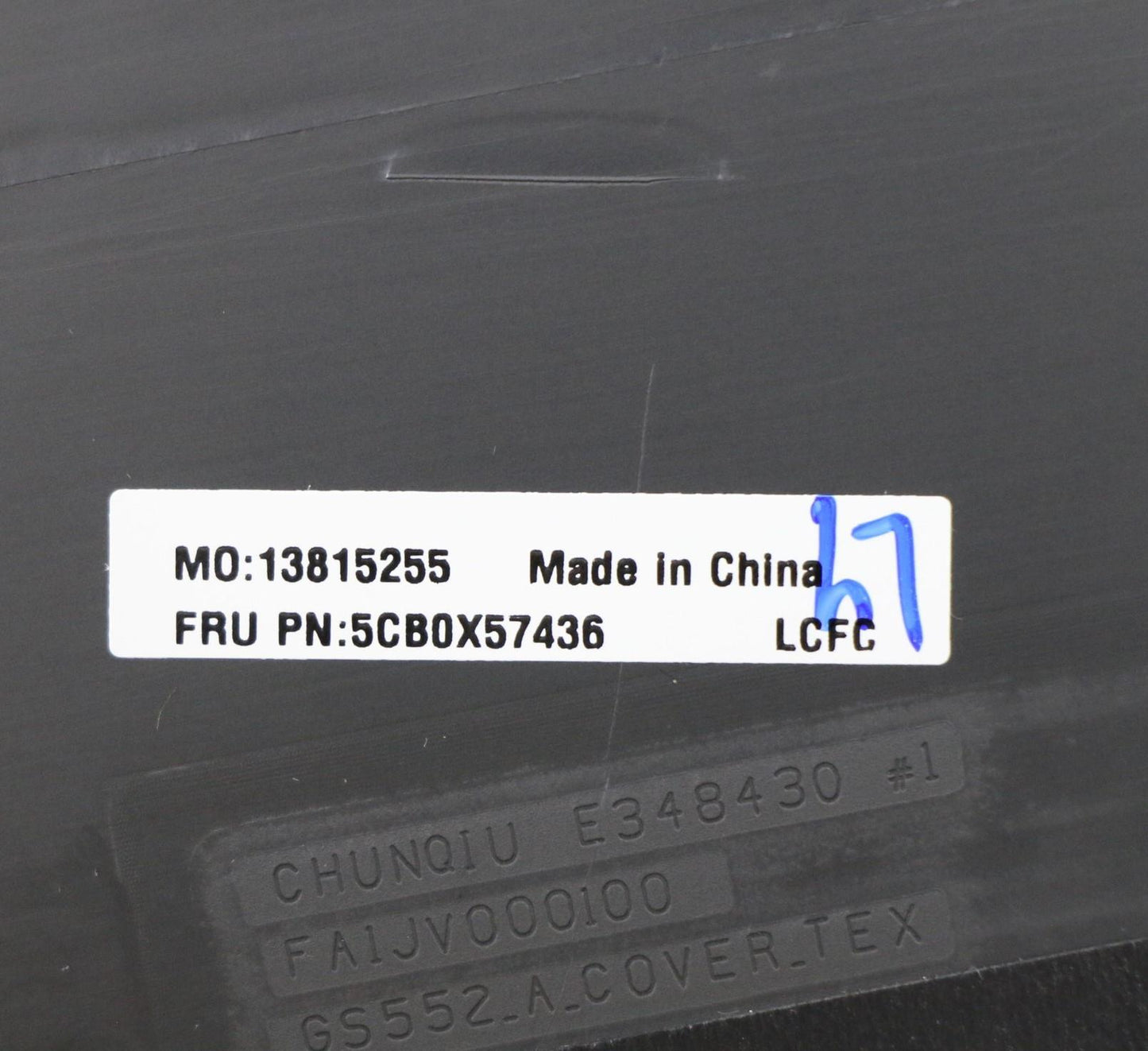 Lenovo Lcd Cover L 81Wb Bk Nt - 5CB0X57436