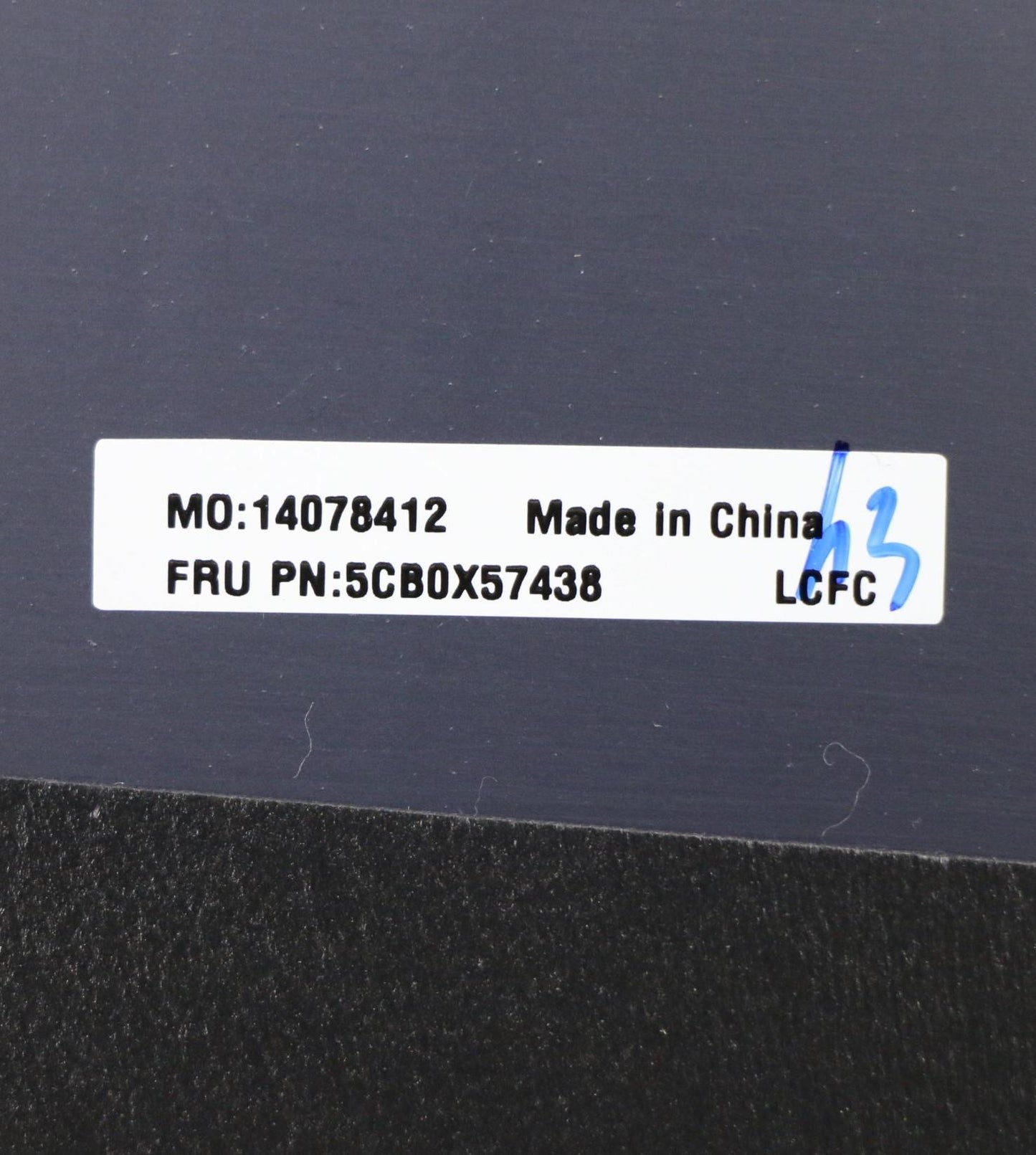 Lenovo LCD Cover L 81WB, Blue, Non-Touch - 5CB0X57438