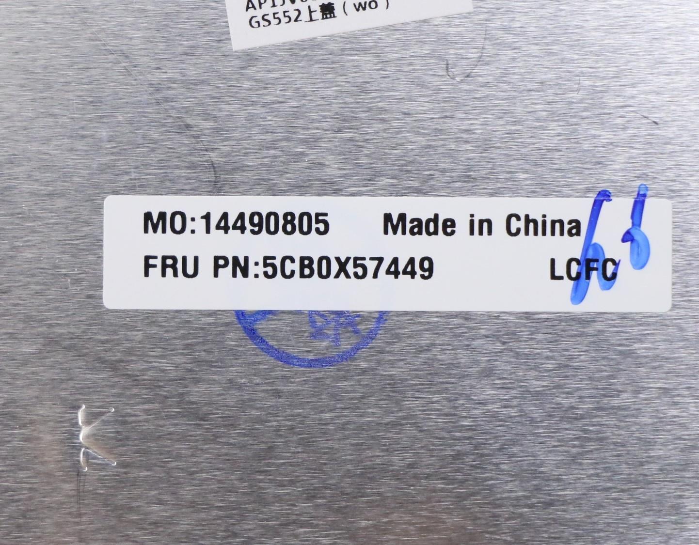 Lenovo Upper Case Asm_Sp L81Wb Nfpbkd - 5CB0X57449