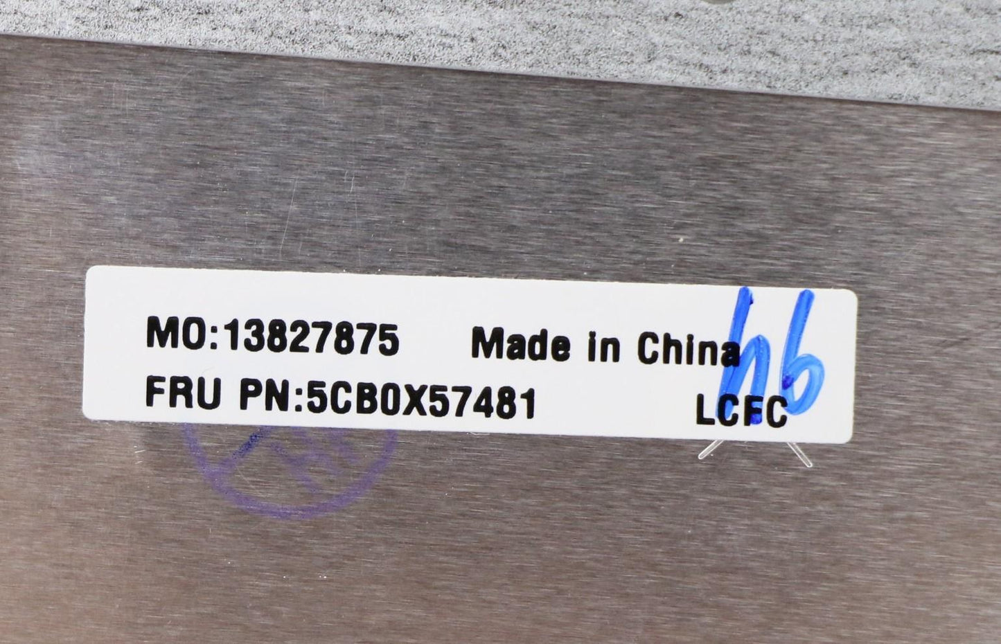 Lenovo Upper Case Asm_Ti L81Wb Nfppgy - 5CB0X57481