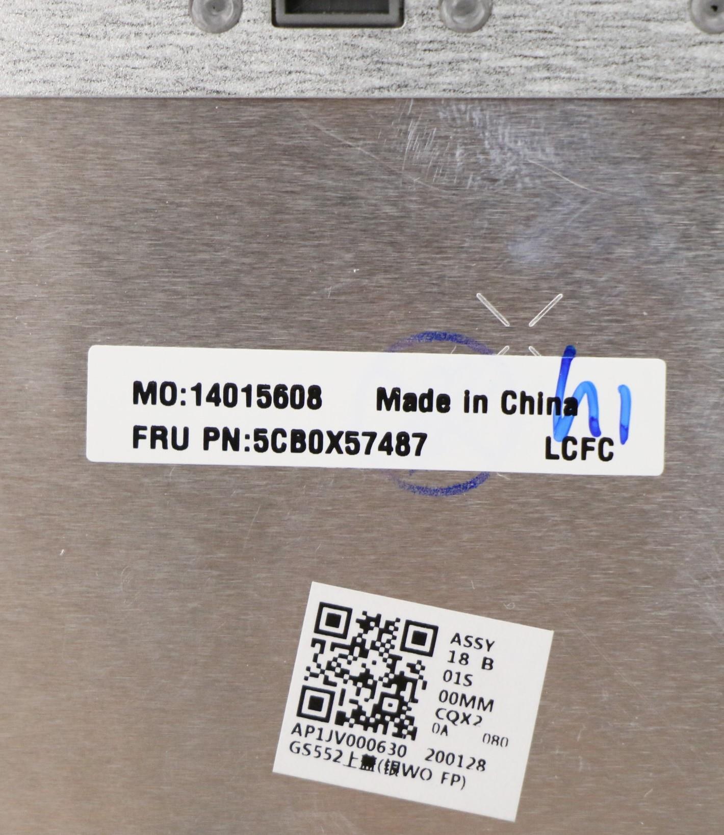Lenovo Upper Case Asm_Ru L81Wb Nfppgy - 5CB0X57487
