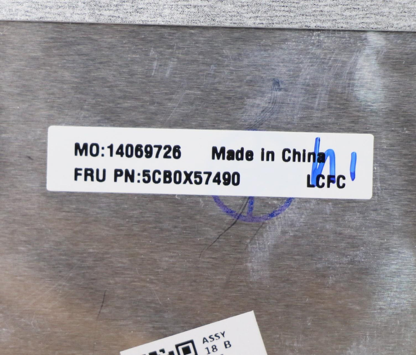 Lenovo Upper Case Asm_Ar-El81Wbnfppgy - 5CB0X57490