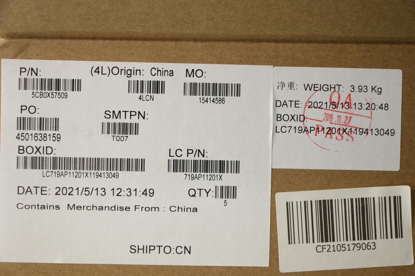 Lenovo Upper Case Asm_Sp L81Wb Fppgyd - 5CB0X57509