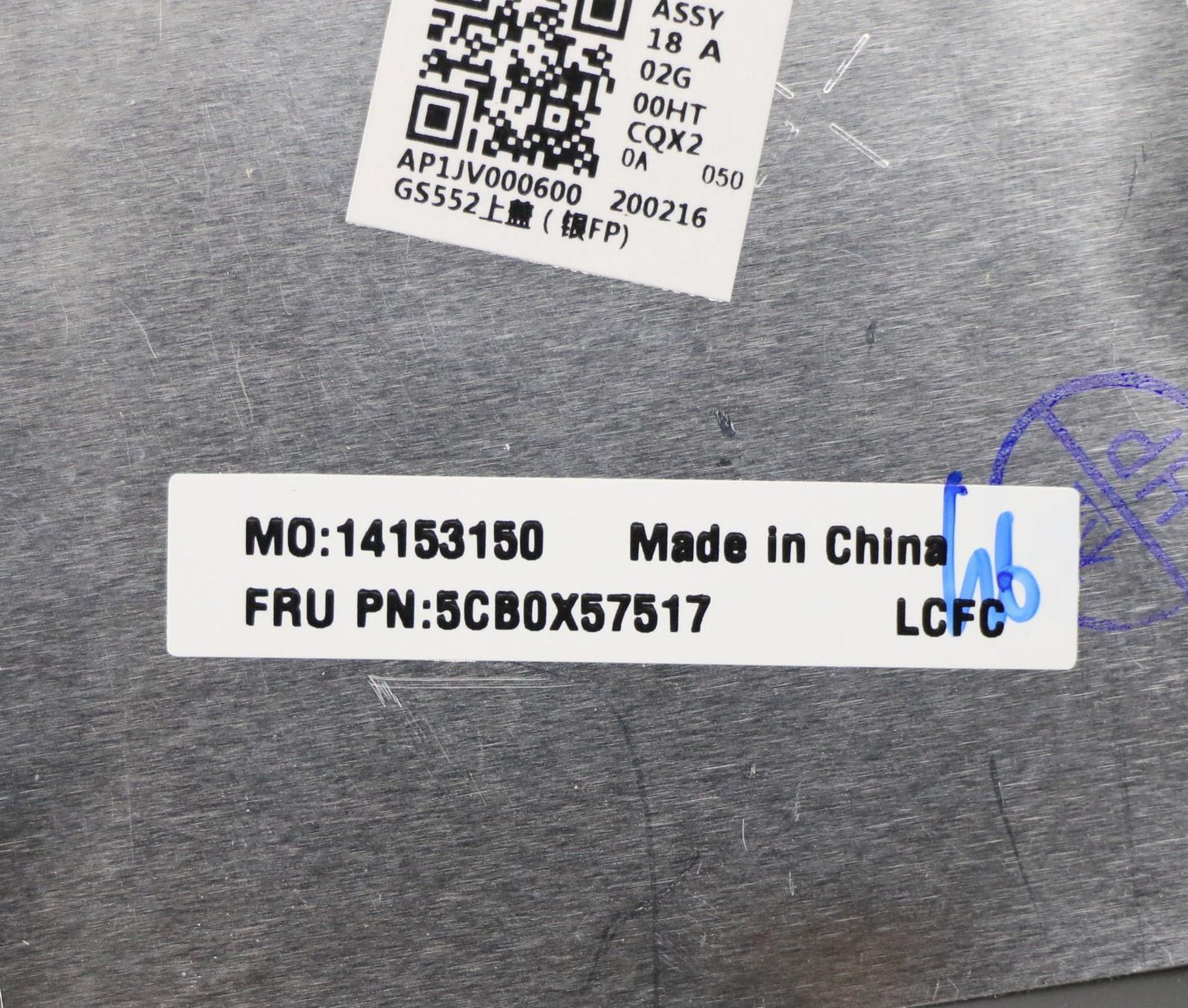 Lenovo Upper Case Asm_Ru L81Wb Fppgyd - 5CB0X57517
