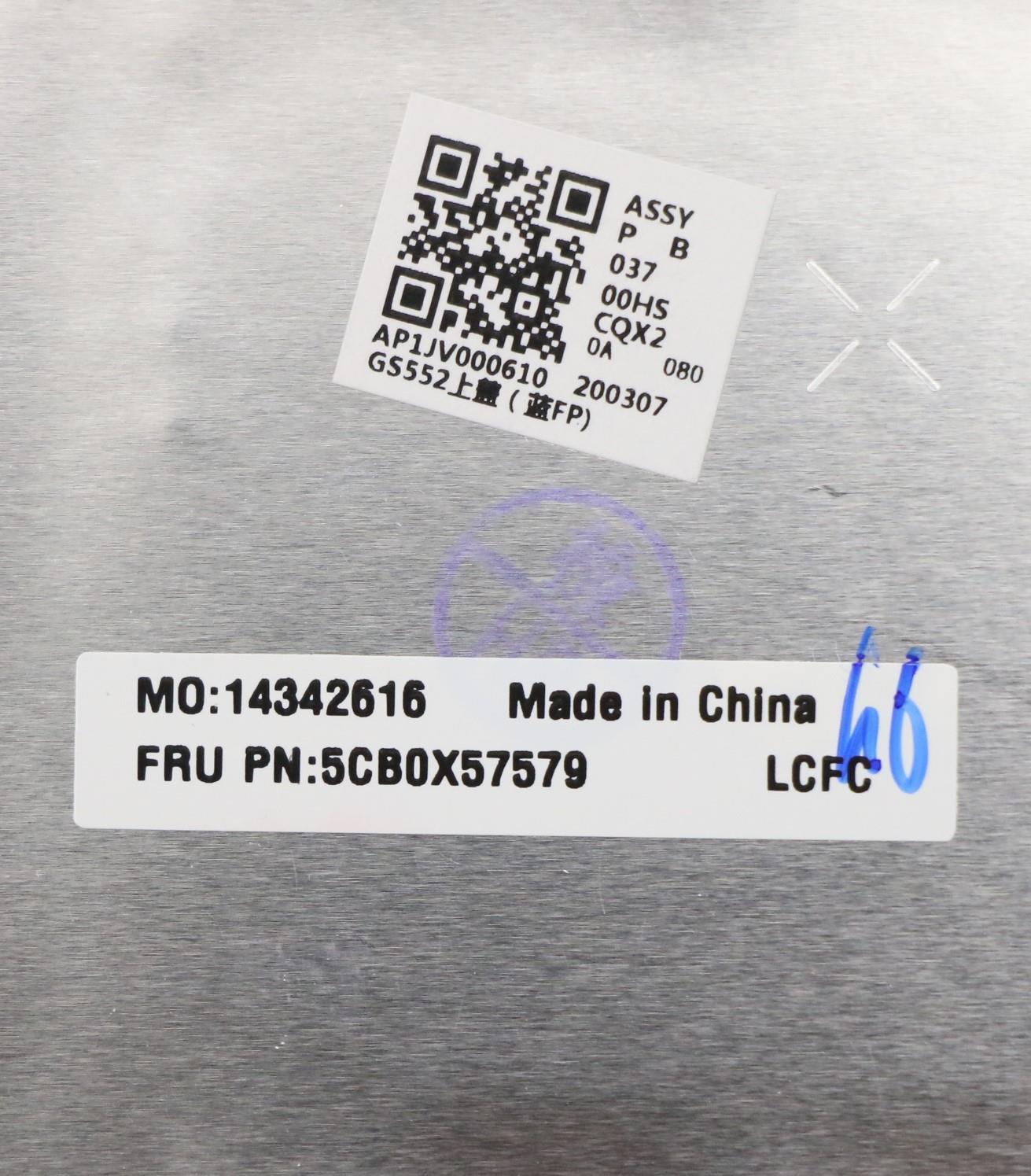 Lenovo Upper Case Asm_Gr L81Wb Fpabdi - 5CB0X57579