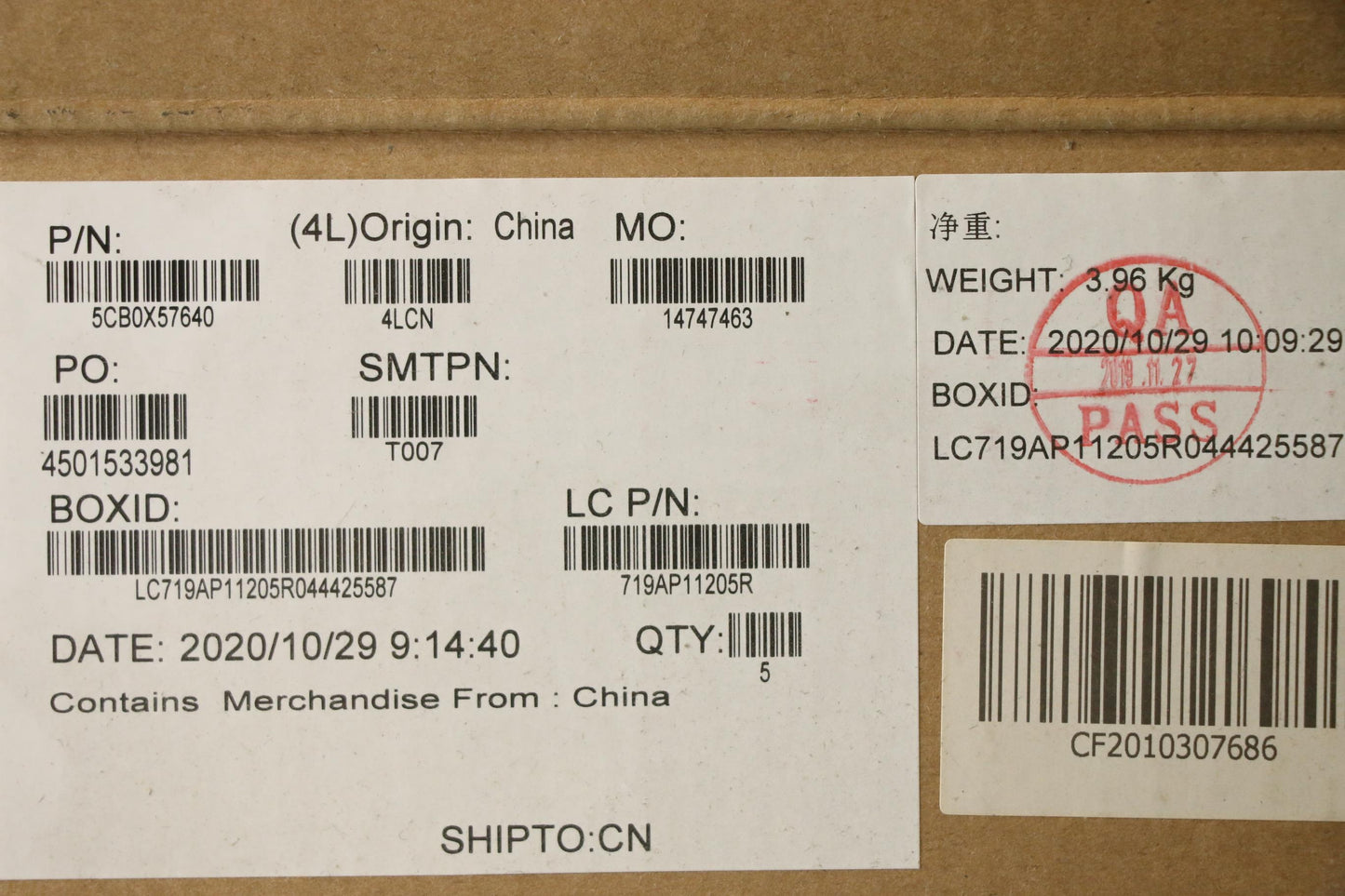 Lenovo Upper Case Asm_Ar-El81Wbfpcrdd - 5CB0X57640