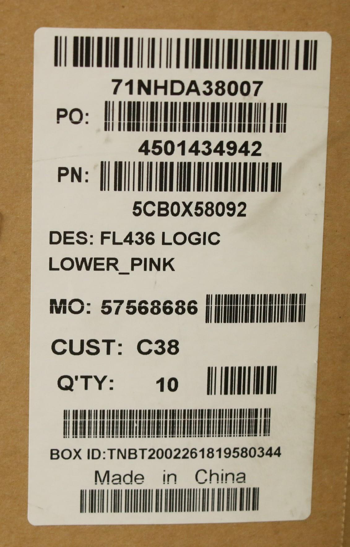 Lenovo Logic Lower Pink - 5CB0X58092