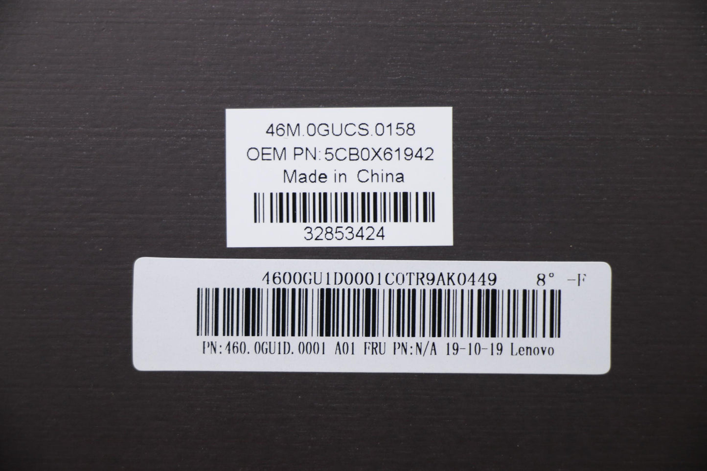 Lenovo UHD OLED Touch A-Cover ASM, P1G2 with Film, N - 5CB0X61942