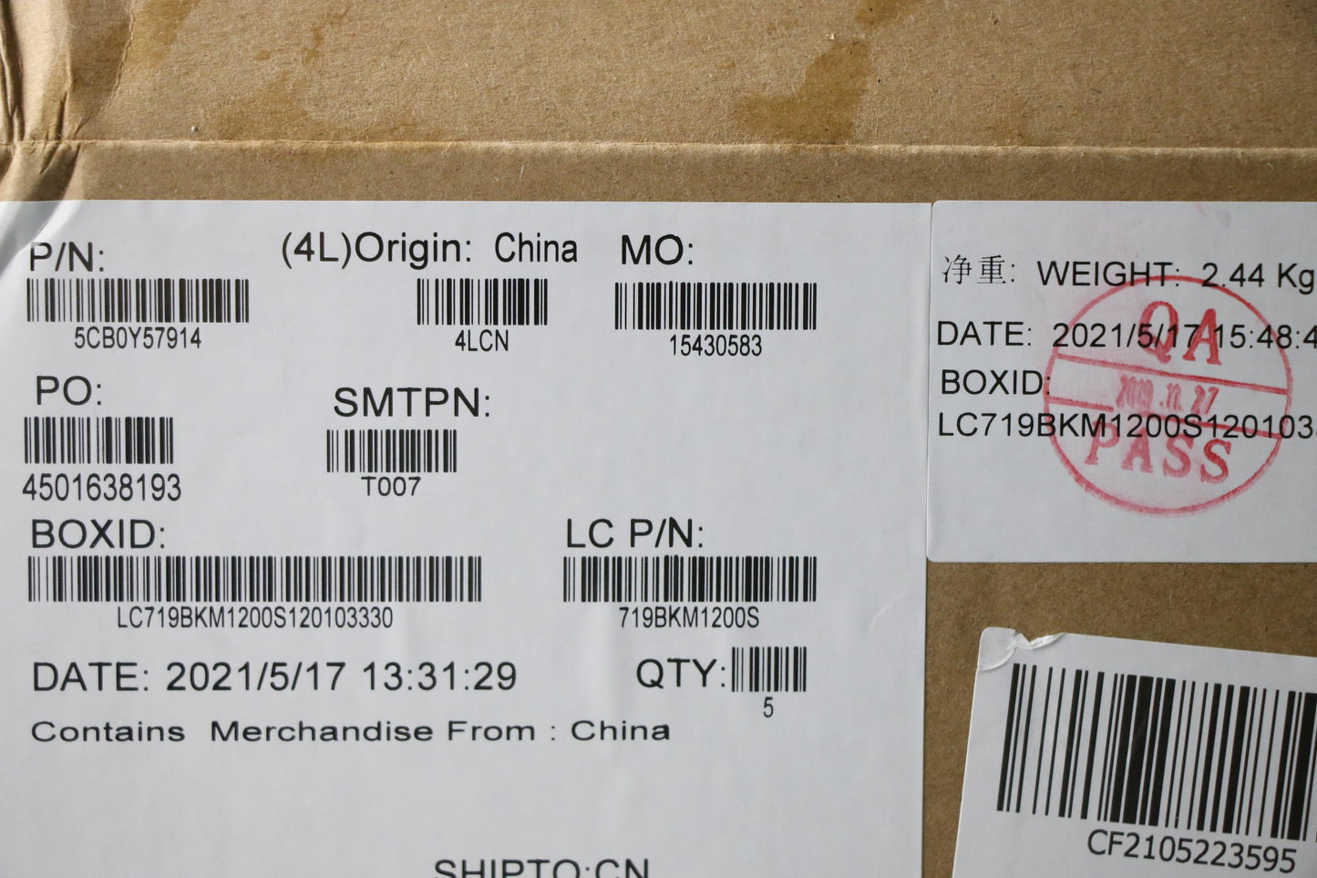 Lenovo Uppercaseasm It B 81Ma Glkr - 5CB0Y57914