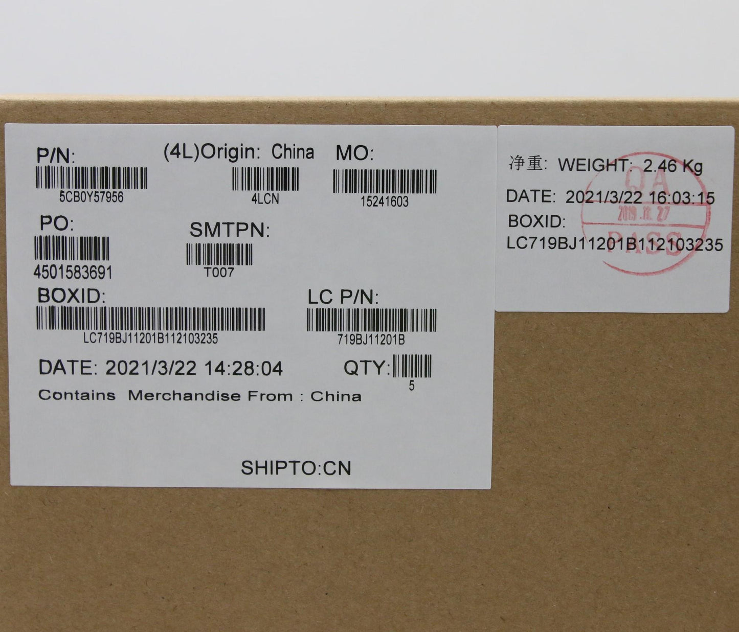 Lenovo Uppercaseasm Po B 81Mb 5M Glkr - 5CB0Y57956