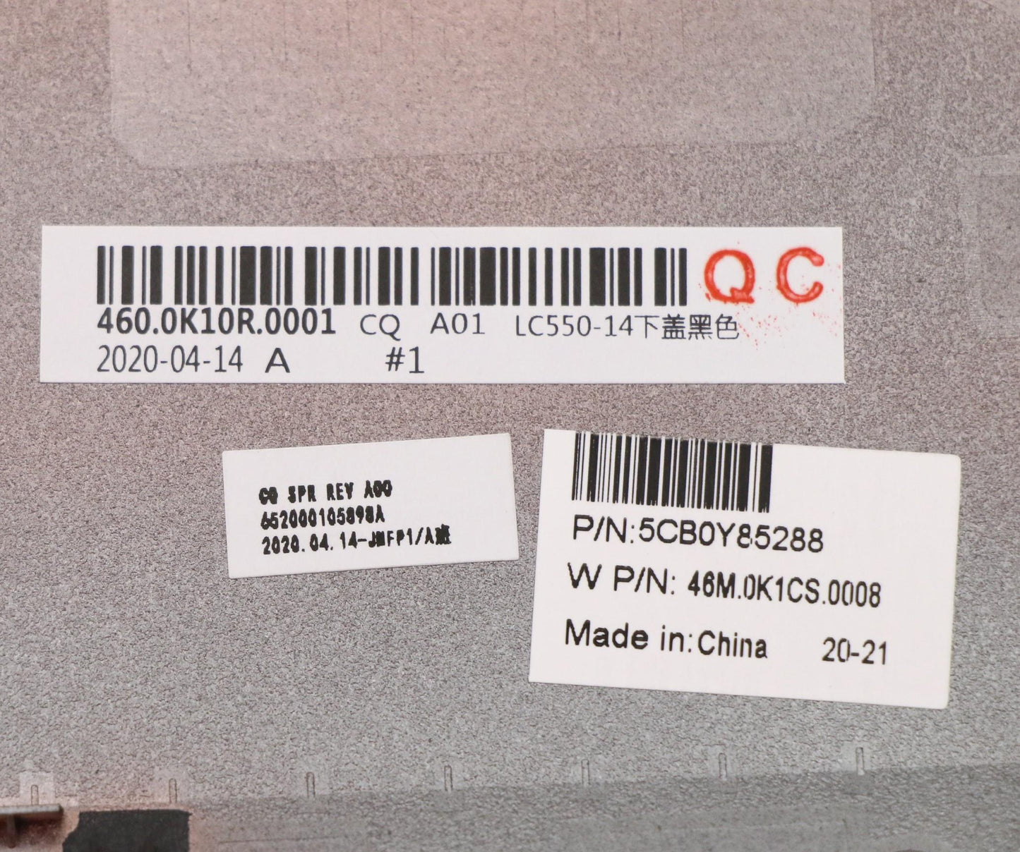 Lenovo Lower Case, Grey - 5CB0Y85288