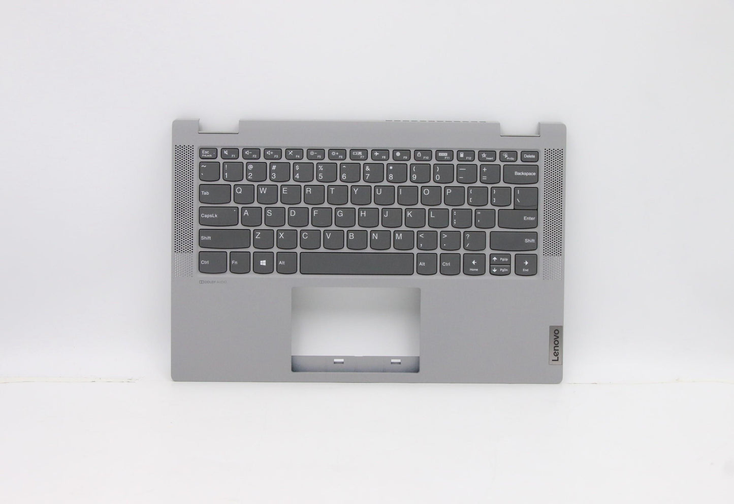 Lenovo C-Cover with Keyboard, USA English, Platinum Grey, Non-Backlit - 5CB0Y85332
