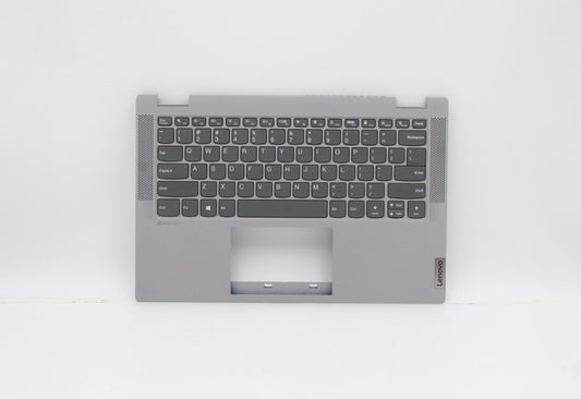 Lenovo C-Cover with Keyboard, USA English, Platinum Grey, Non-Backlit - 5CB0Y85332