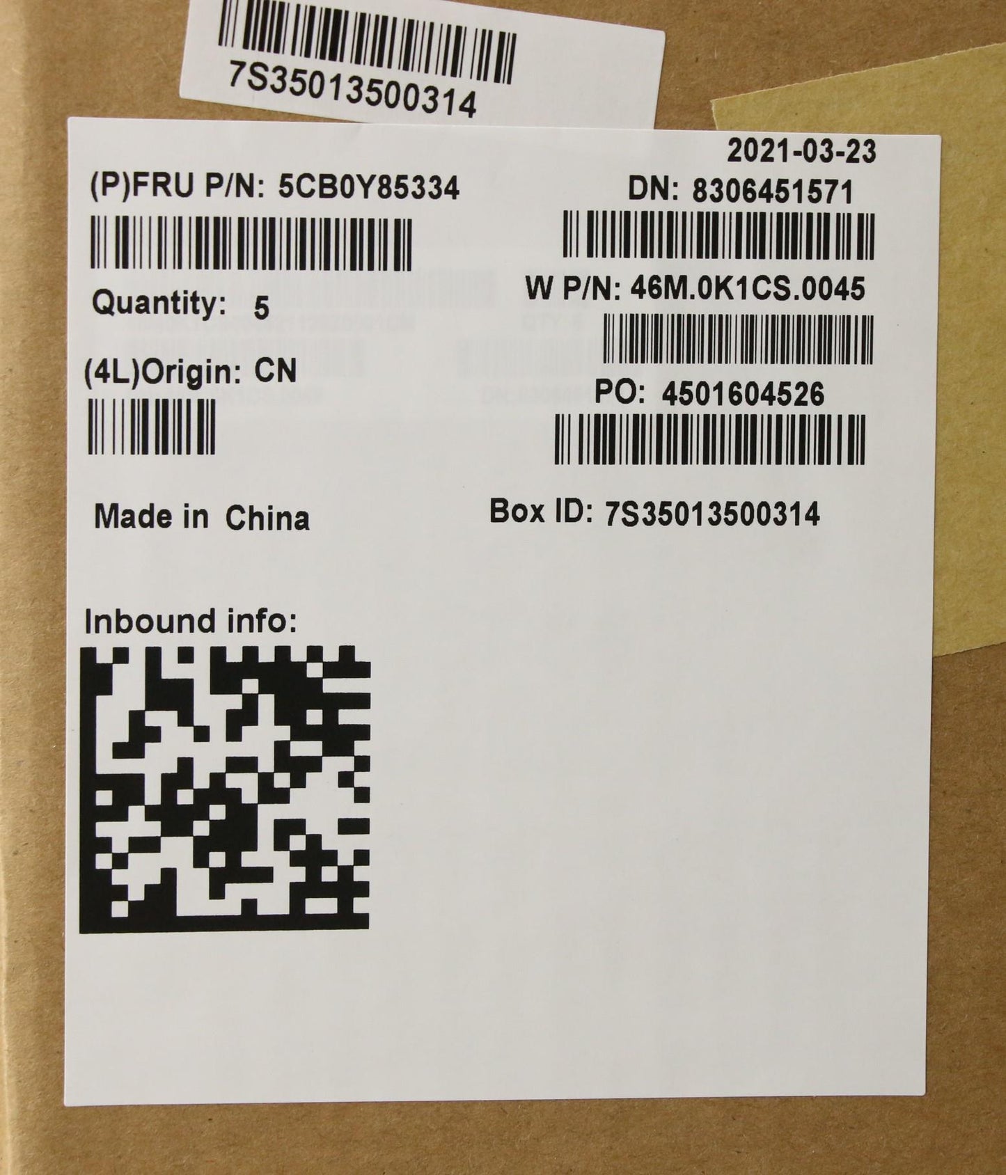 Lenovo C-Cover With Keyboard - 5CB0Y85334
