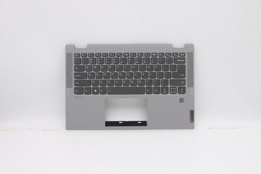 Lenovo C-Cover with keyboard, USA English, Platinum Grey, Backlight - 5CB0Y85364