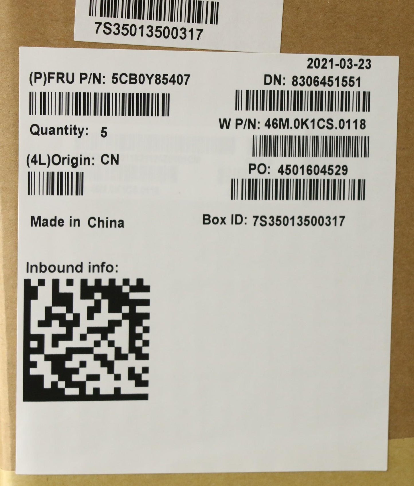 Lenovo C-Cover With Keyboard - 5CB0Y85407