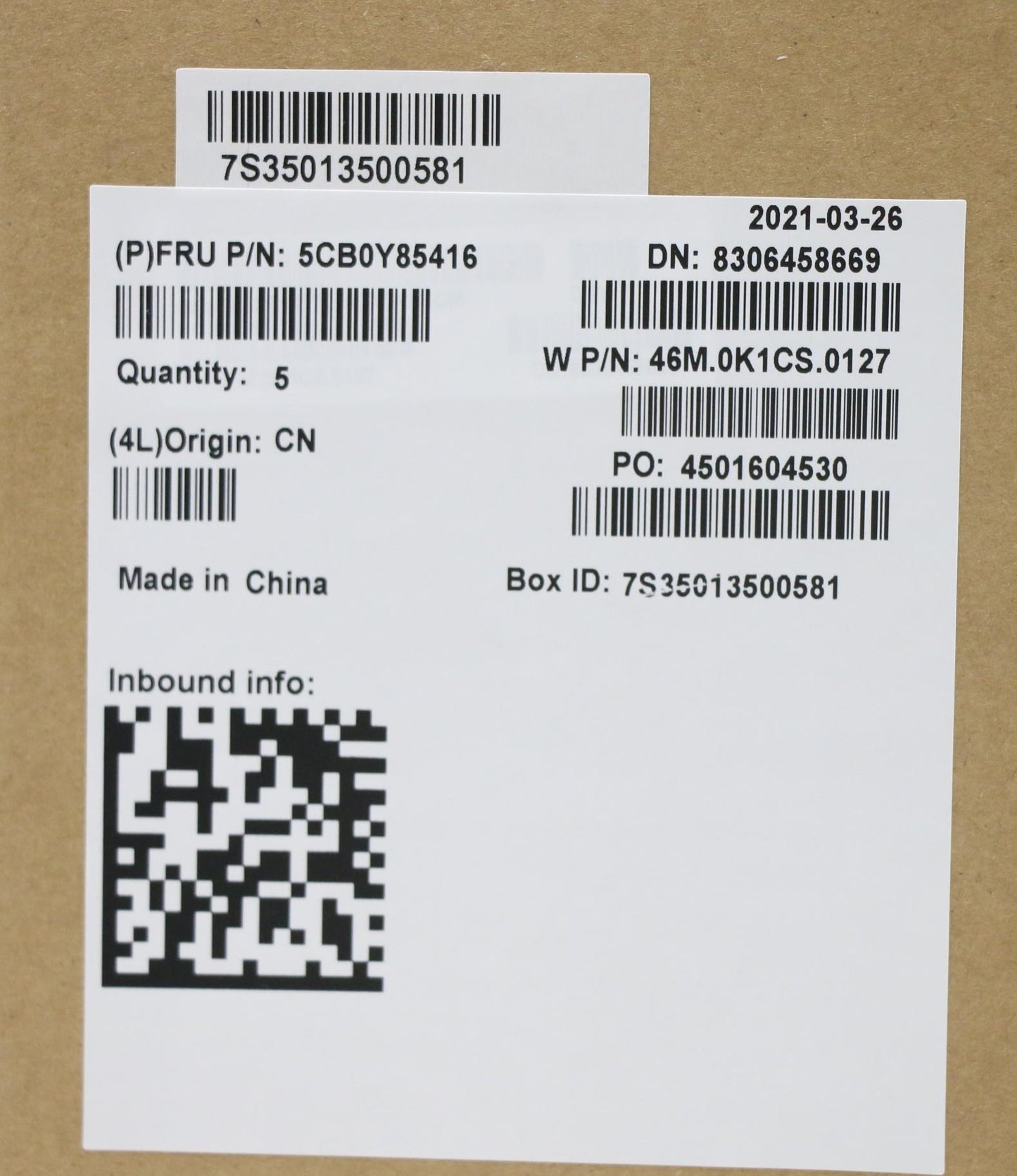 Lenovo C-Cover With Keyboard - 5CB0Y85416