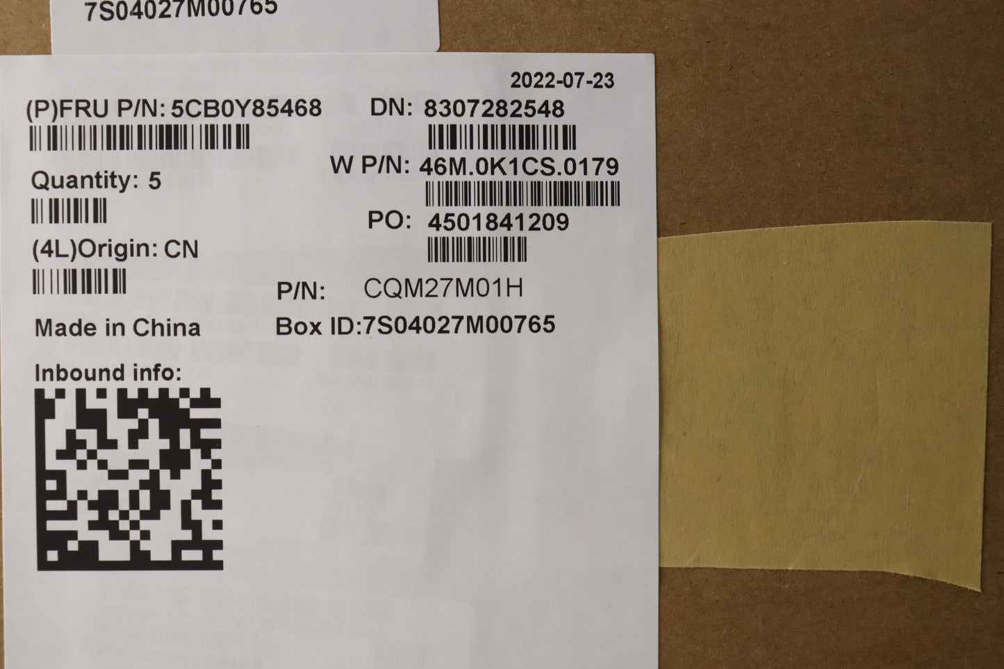 Lenovo C-Cover With Keyboard - 5CB0Y85468