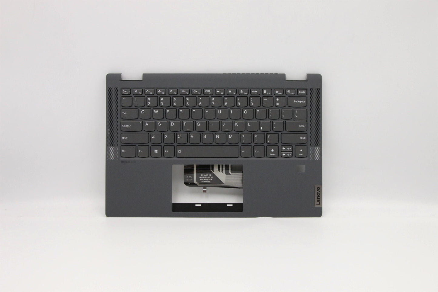 Lenovo C-Cover with Keyboard, USA English, Grey, Backlight - 5CB0Y85490