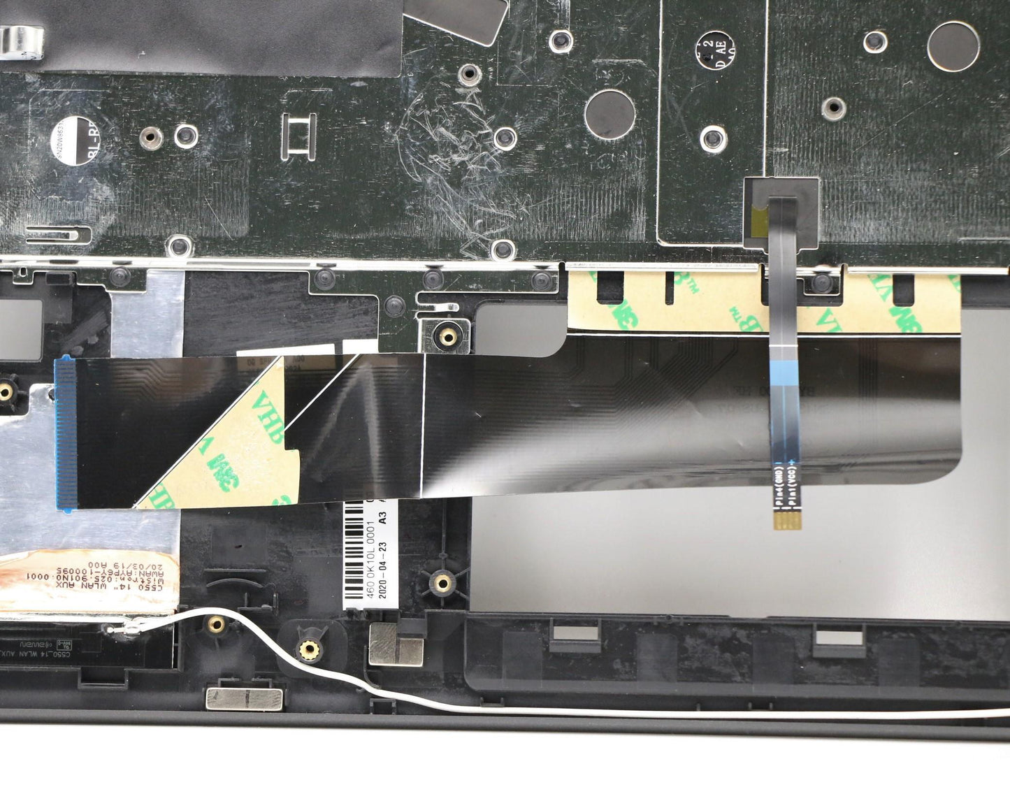 Lenovo C-Cover with Keyboard, USA English, Grey, Backlight - 5CB0Y85490