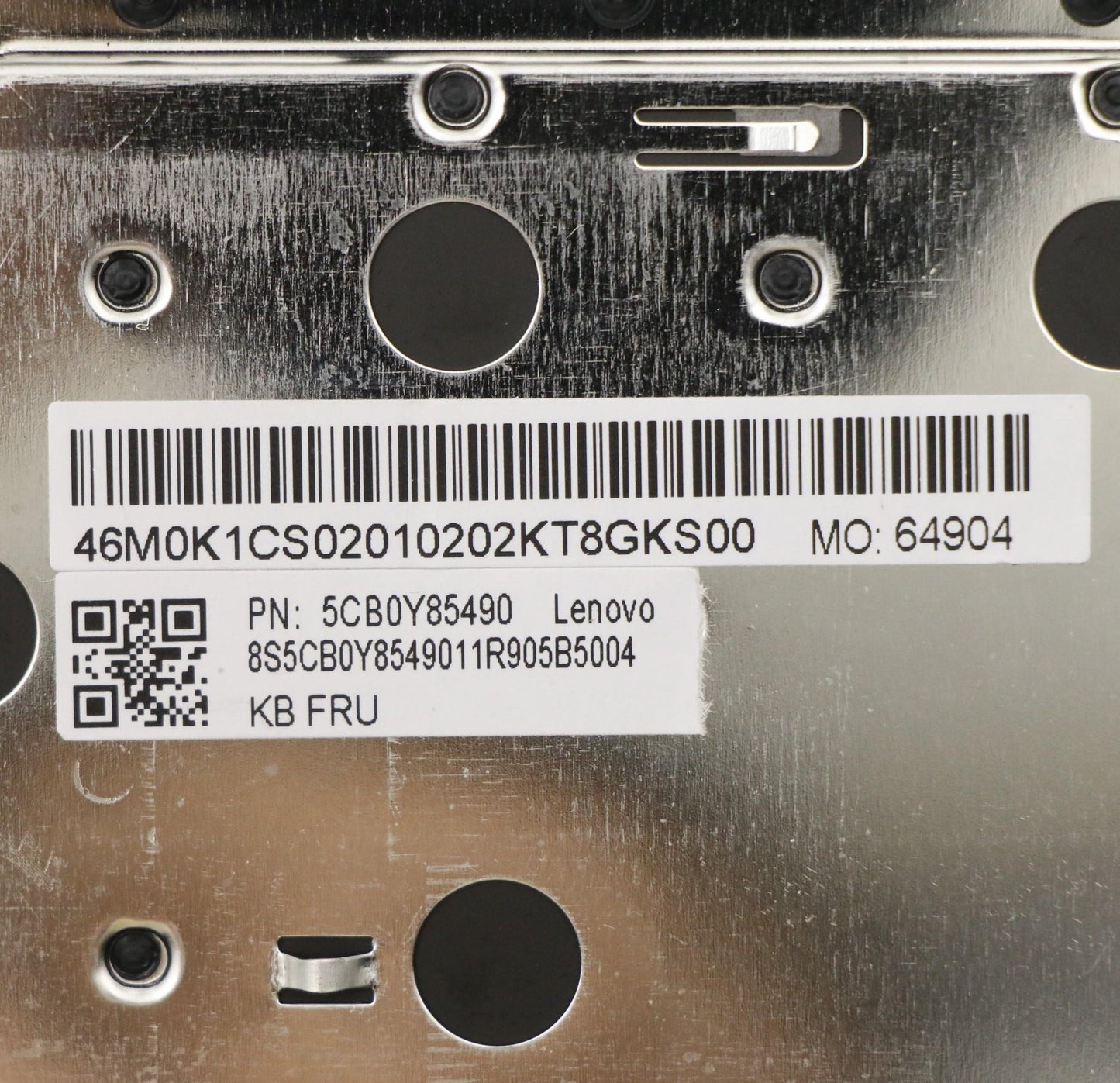 Lenovo C-Cover with Keyboard, USA English, Grey, Backlight - 5CB0Y85490