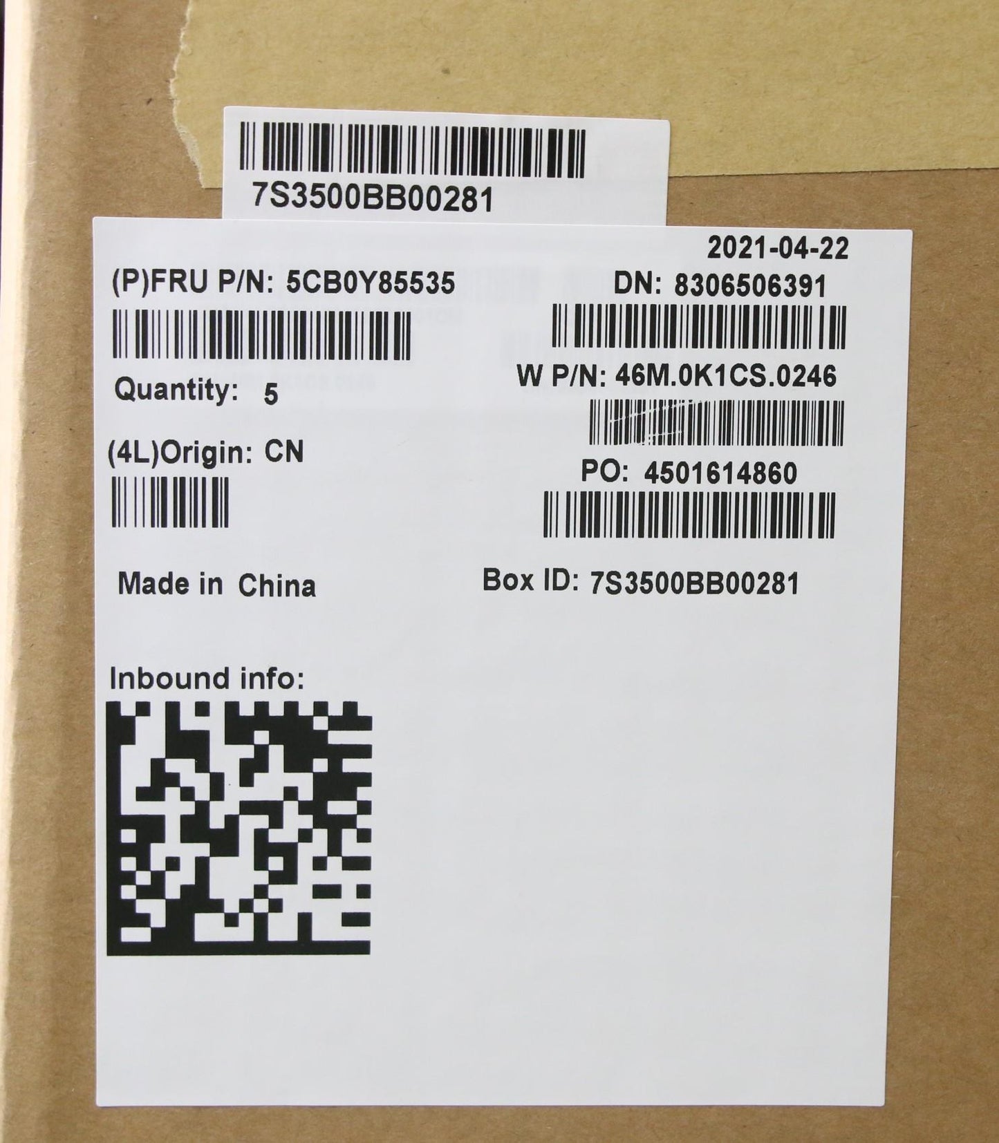 Lenovo C-Cover With Keyboard - 5CB0Y85535