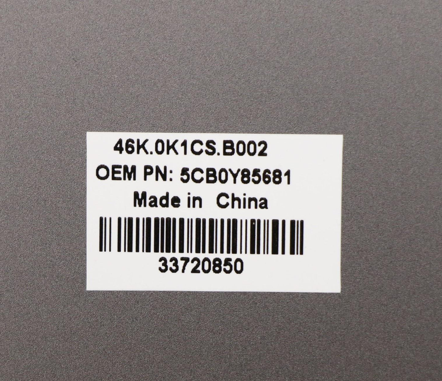 Lenovo 81X3 Series 15.6" LCD Cover, Grey, FHD Compatible - 5CB0Y85681