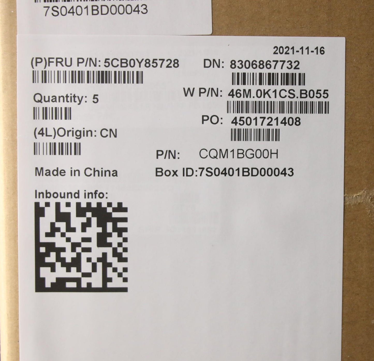 Lenovo C-Cover With Keyboard - 5CB0Y85728