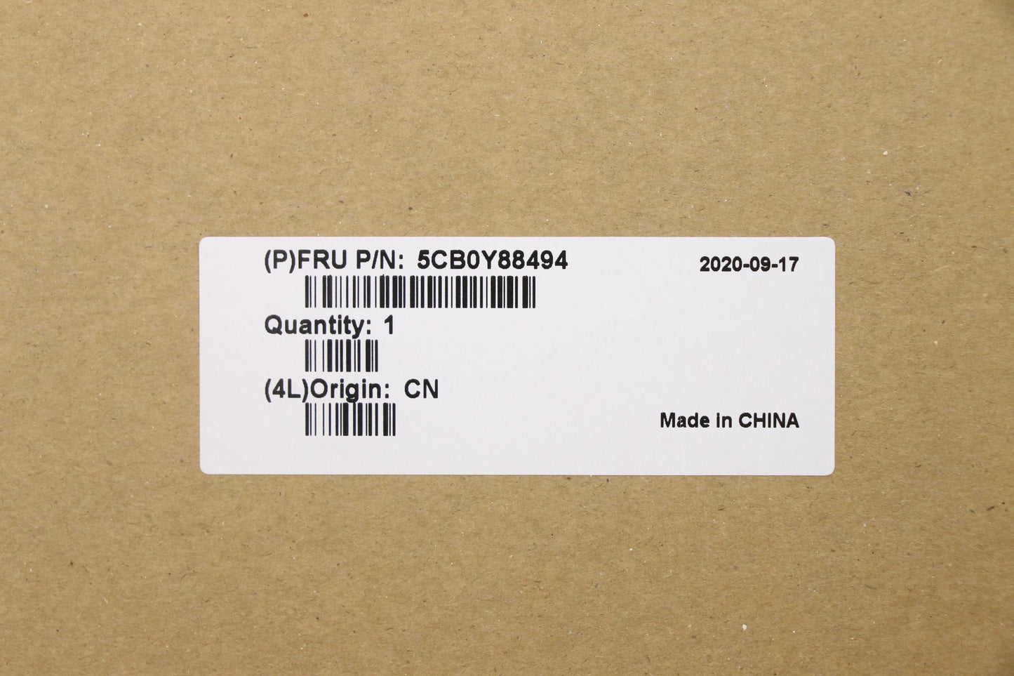 Lenovo Up Pl_Sil Nfp W/Blkb_Uk - 5CB0Y88494