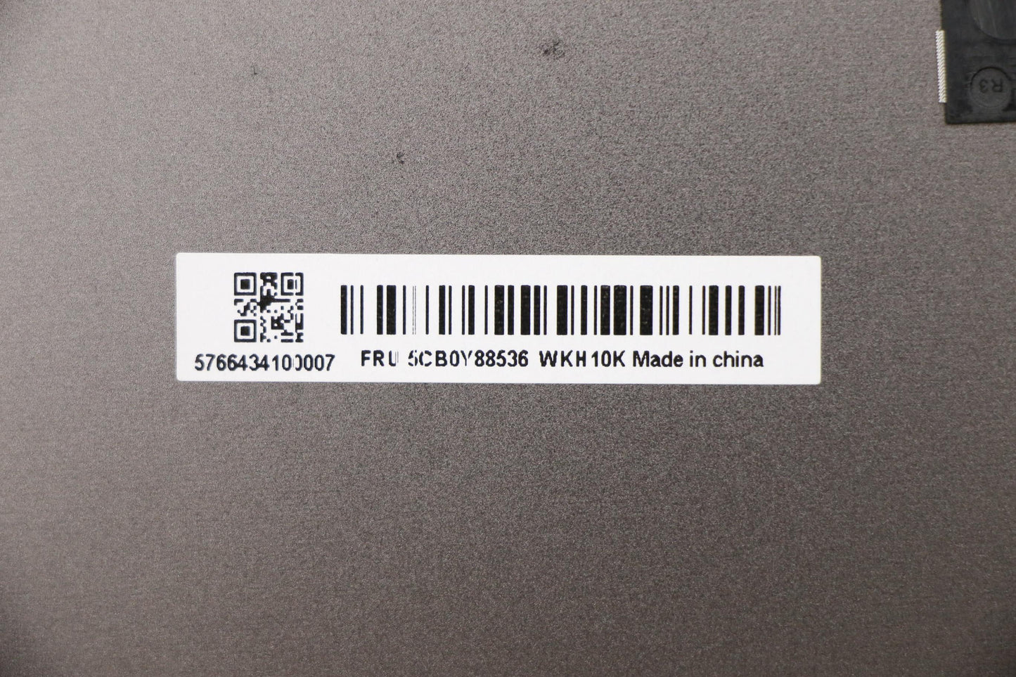 Lenovo Lower Case Cover for Lenovo 81YH, Aluminum, Black - 5CB0Y88536