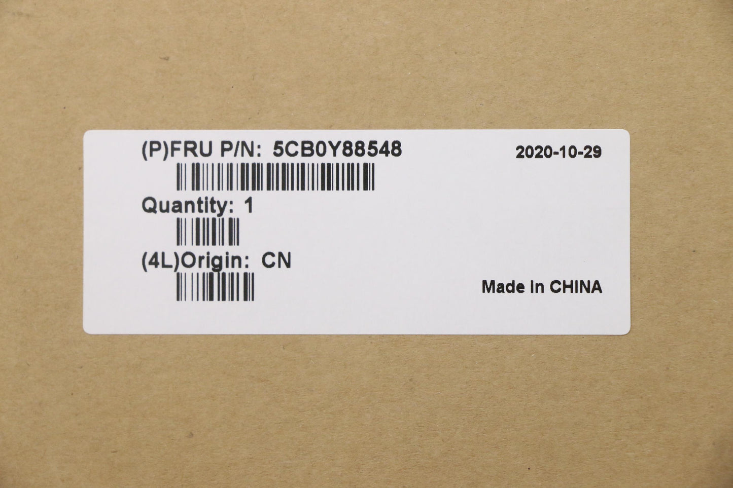 Lenovo Up Pl_Blk Nfp W/Nblkb_Us - 5CB0Y88548