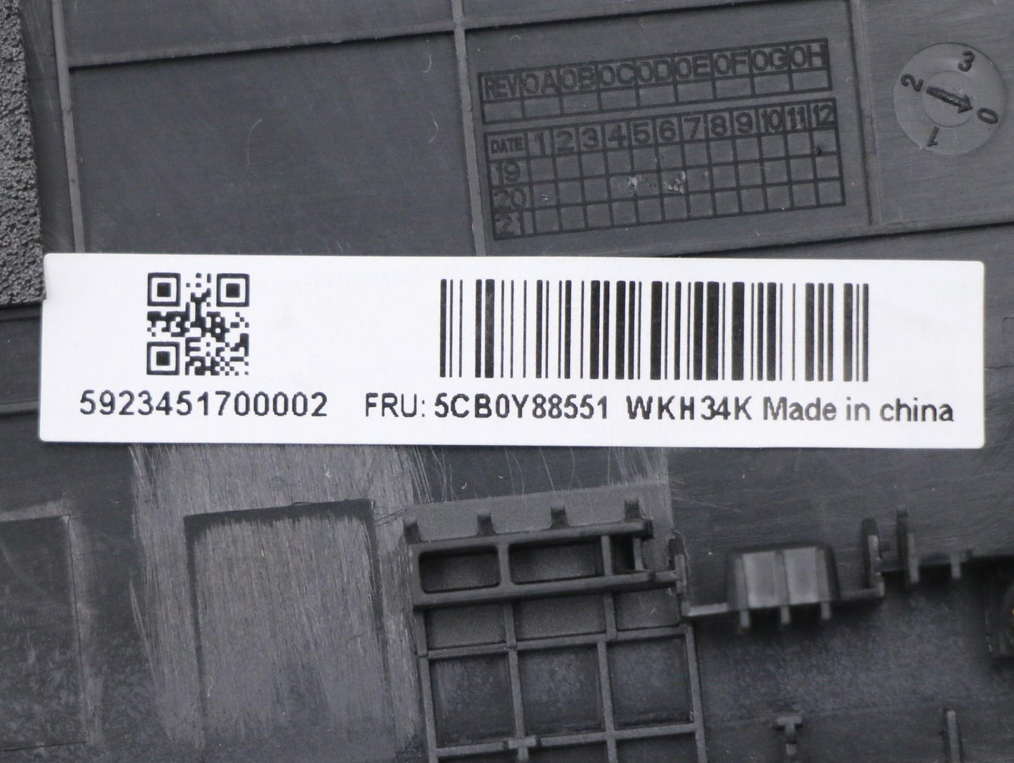 Lenovo Up Pl_Blk Nfp W/Blkb_Bel - 5CB0Y88551