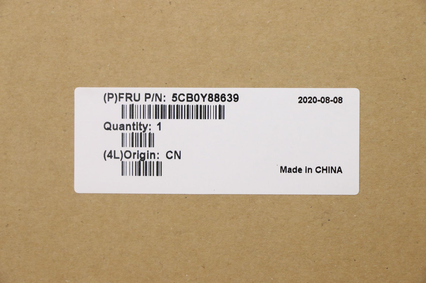 Lenovo Up Pl_Sil Fp W/Blkb_T-Ch - 5CB0Y88639