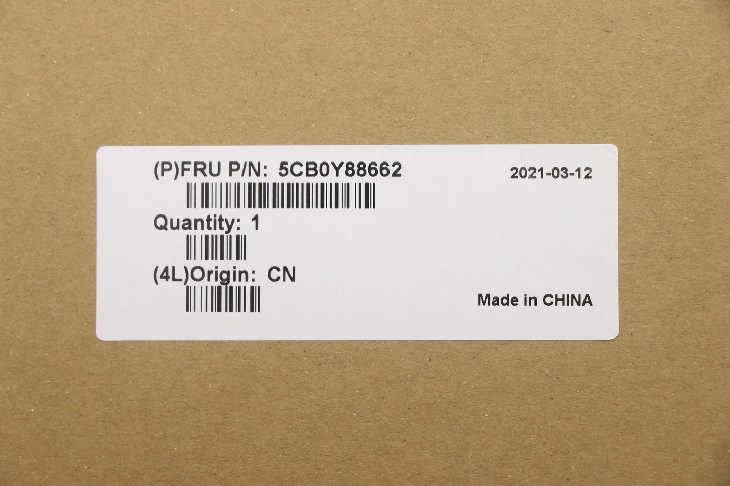 Lenovo Up Pl_Blu Nfp W/Nblkb_Fre - 5CB0Y88662