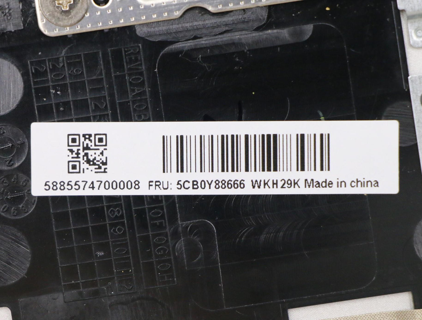 Lenovo Up Al_Sil Fp W/Blkb_Bel - 5CB0Y88666