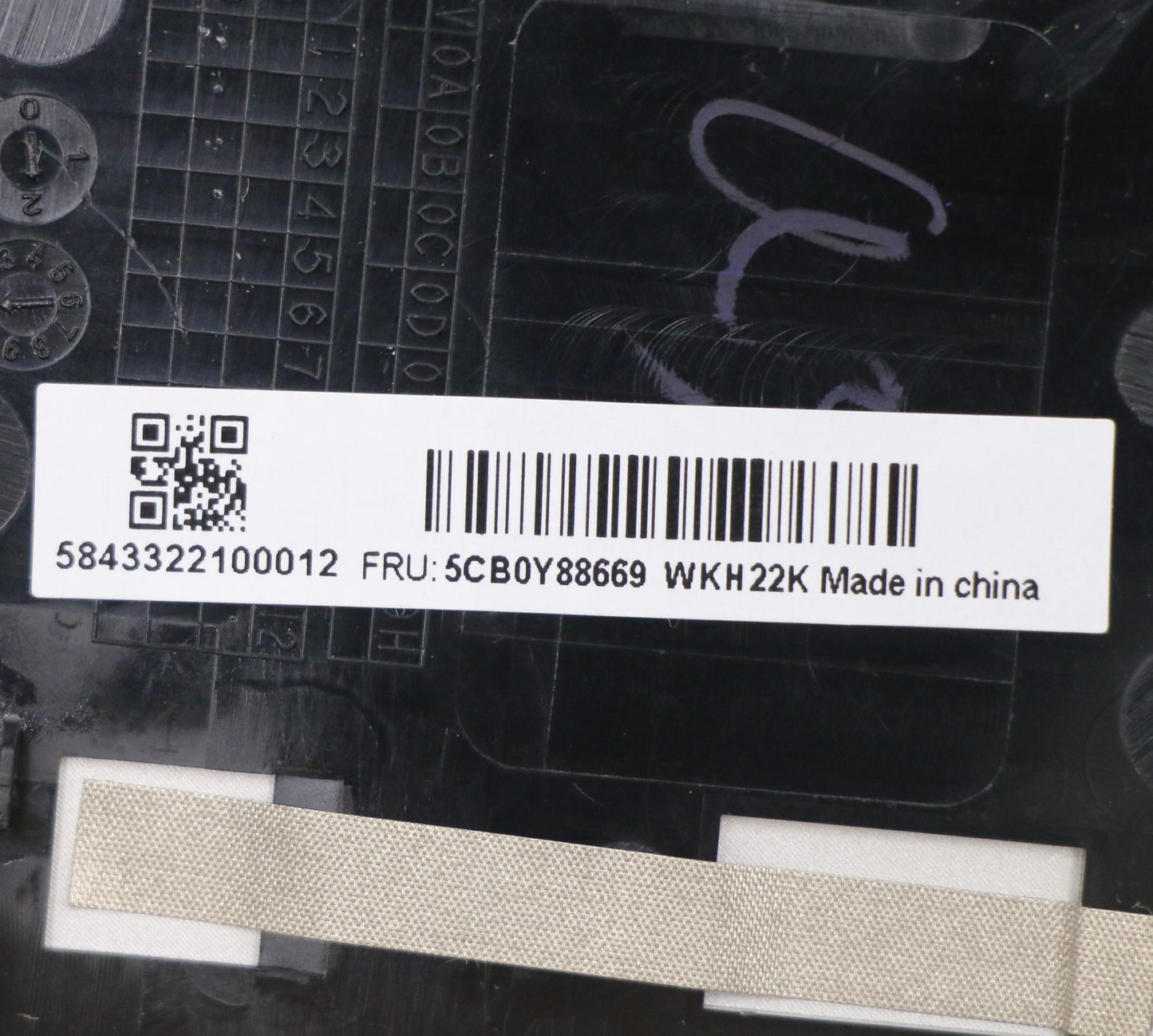Lenovo Up Al_Sil Fp W/Blkb_Inte(Usi) - 5CB0Y88669