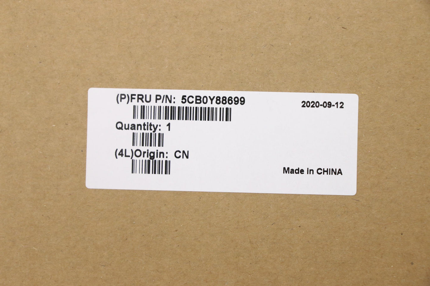 Lenovo Up Pl_Blk Nfp W/Blkb_Inte(Usi - 5CB0Y88699