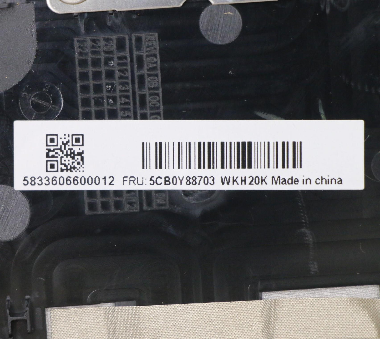 Lenovo Up Al_Blk Fp W/Blkb_Us - 5CB0Y88703