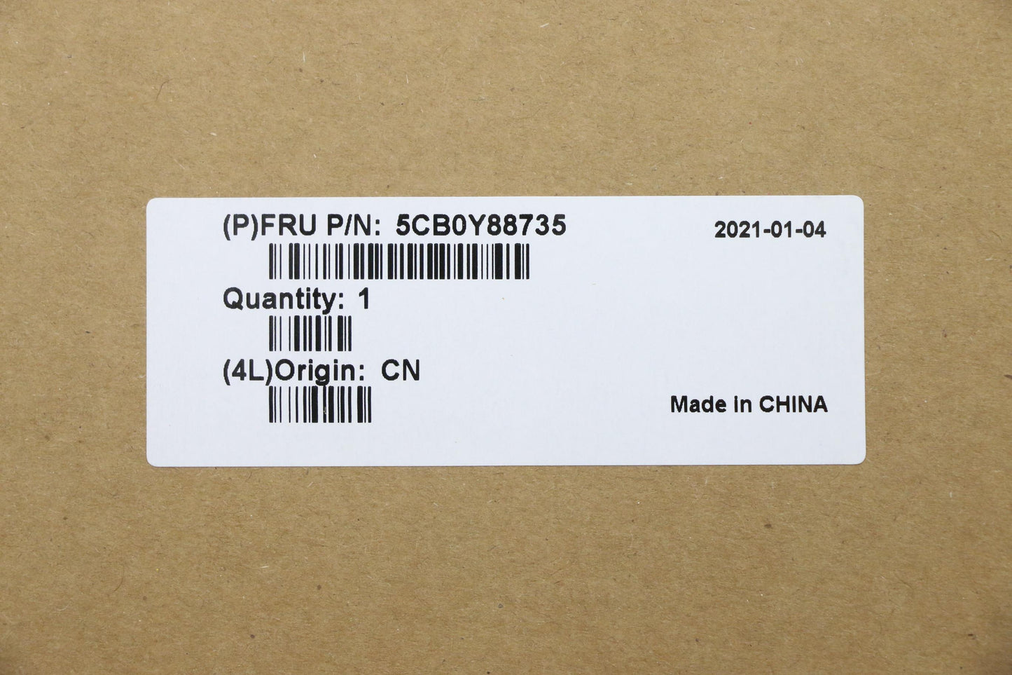 Lenovo Up Pl_Blk Fp W/Blkb_Bel - 5CB0Y88735