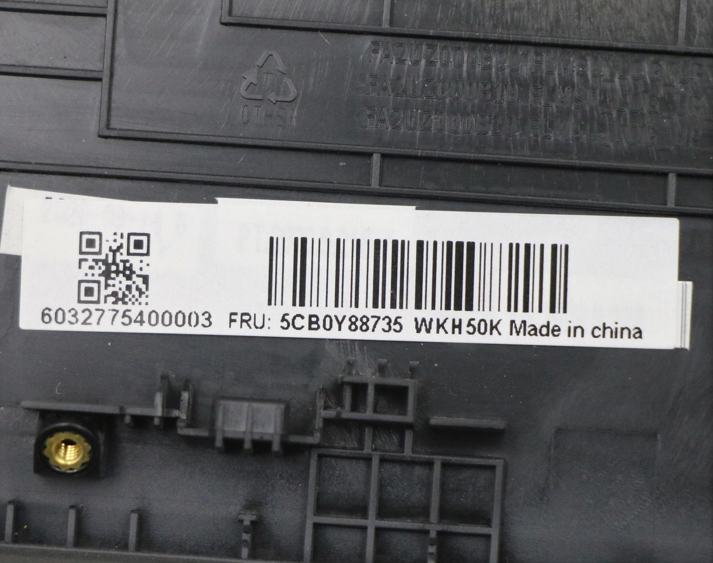 Lenovo Up Pl_Blk Fp W/Blkb_Bel - 5CB0Y88735