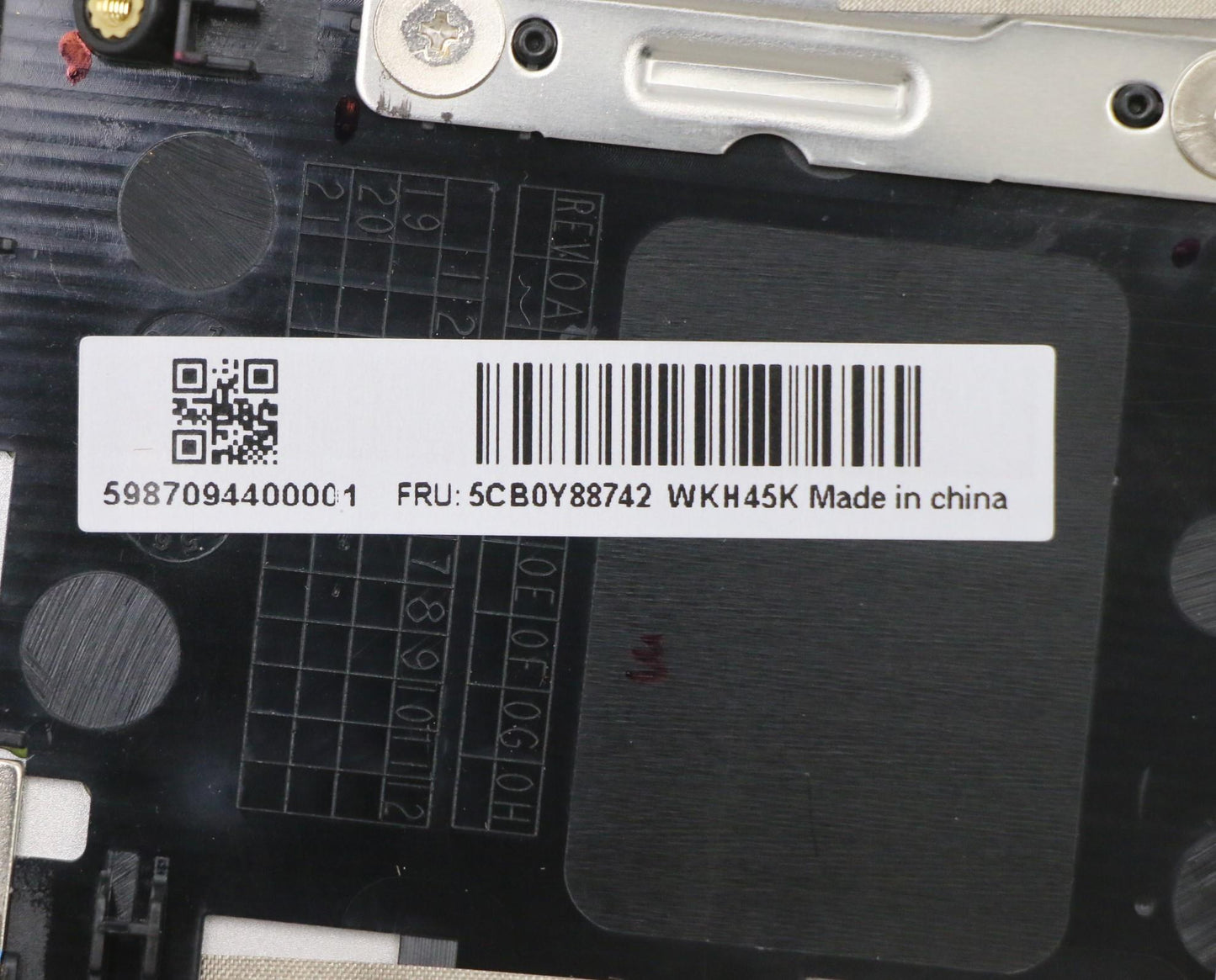 Lenovo Up Al_Sil Fp W/Blkb_Grk(Gre) - 5CB0Y88742