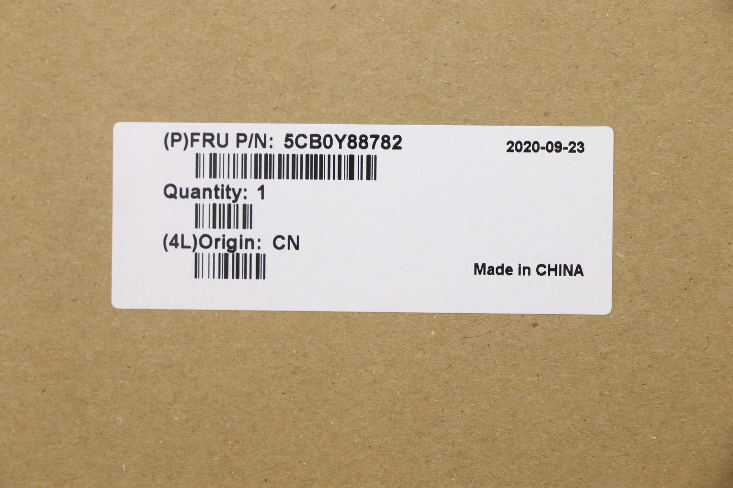 Lenovo Up Pl_Blk Nfp W/Blkb_Fre - 5CB0Y88782