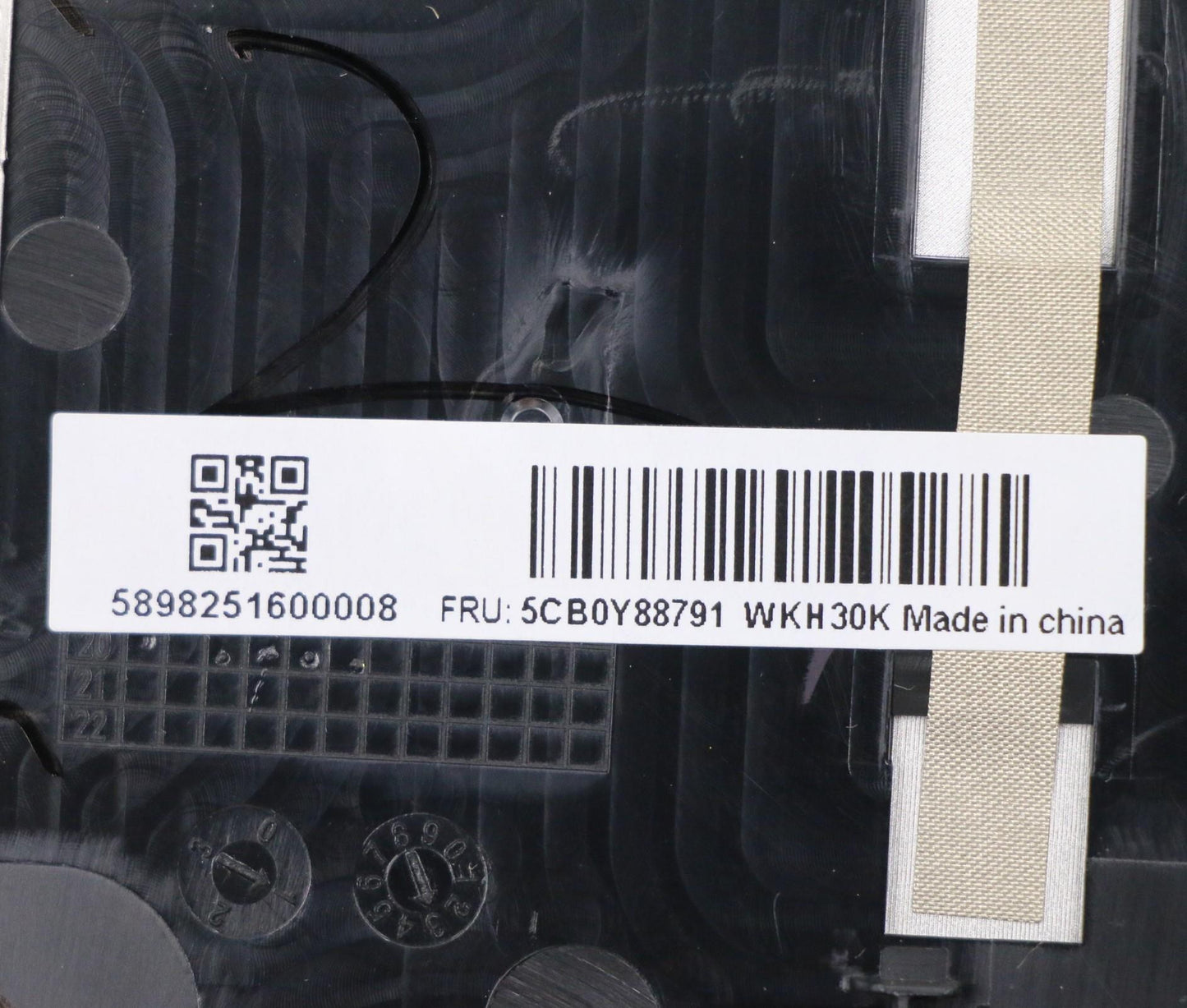Lenovo Up Al_Blk Fp W/Blkb_Uk - 5CB0Y88791