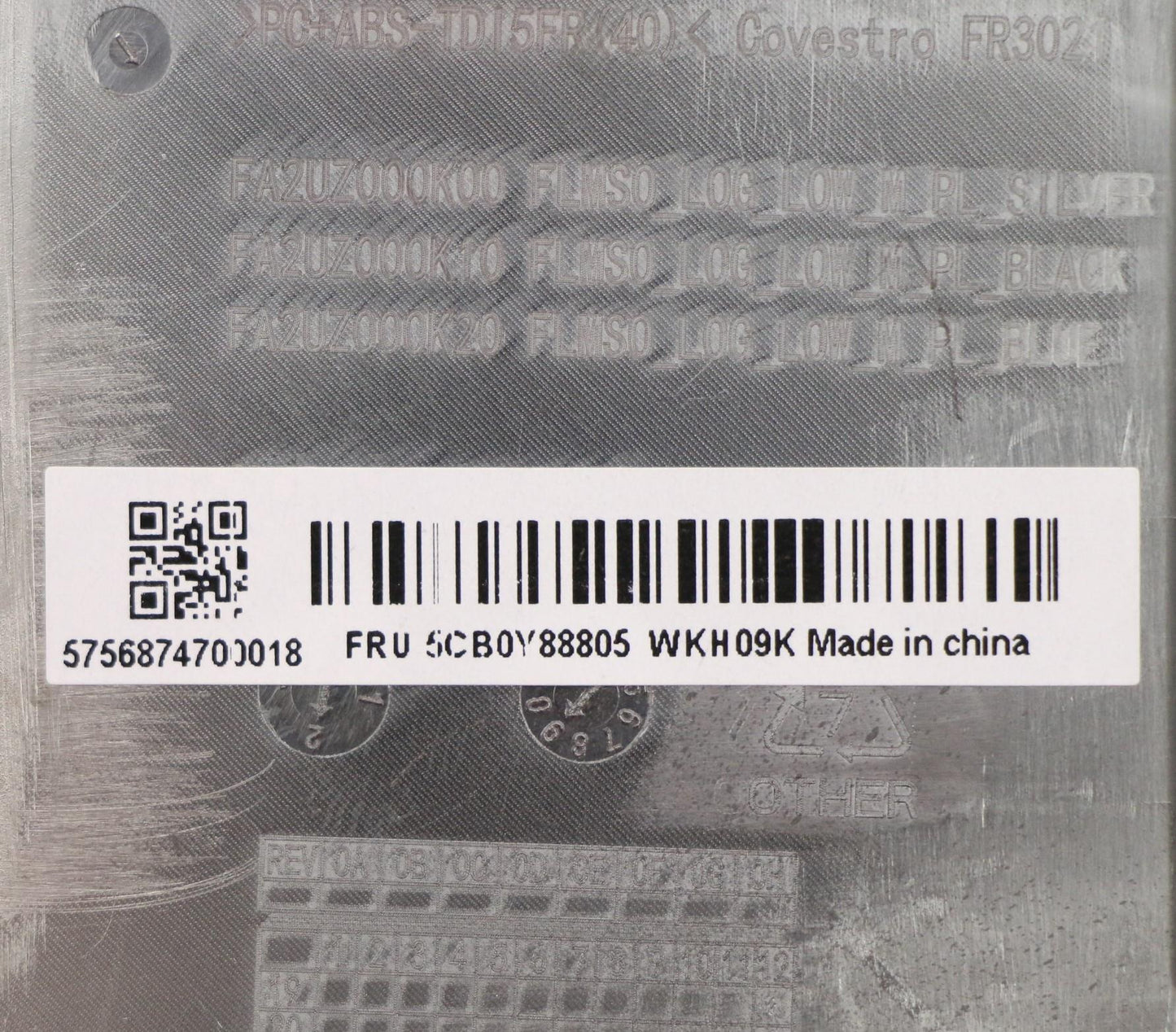 Lenovo Logic Lower Pl_Black - 5CB0Y88805