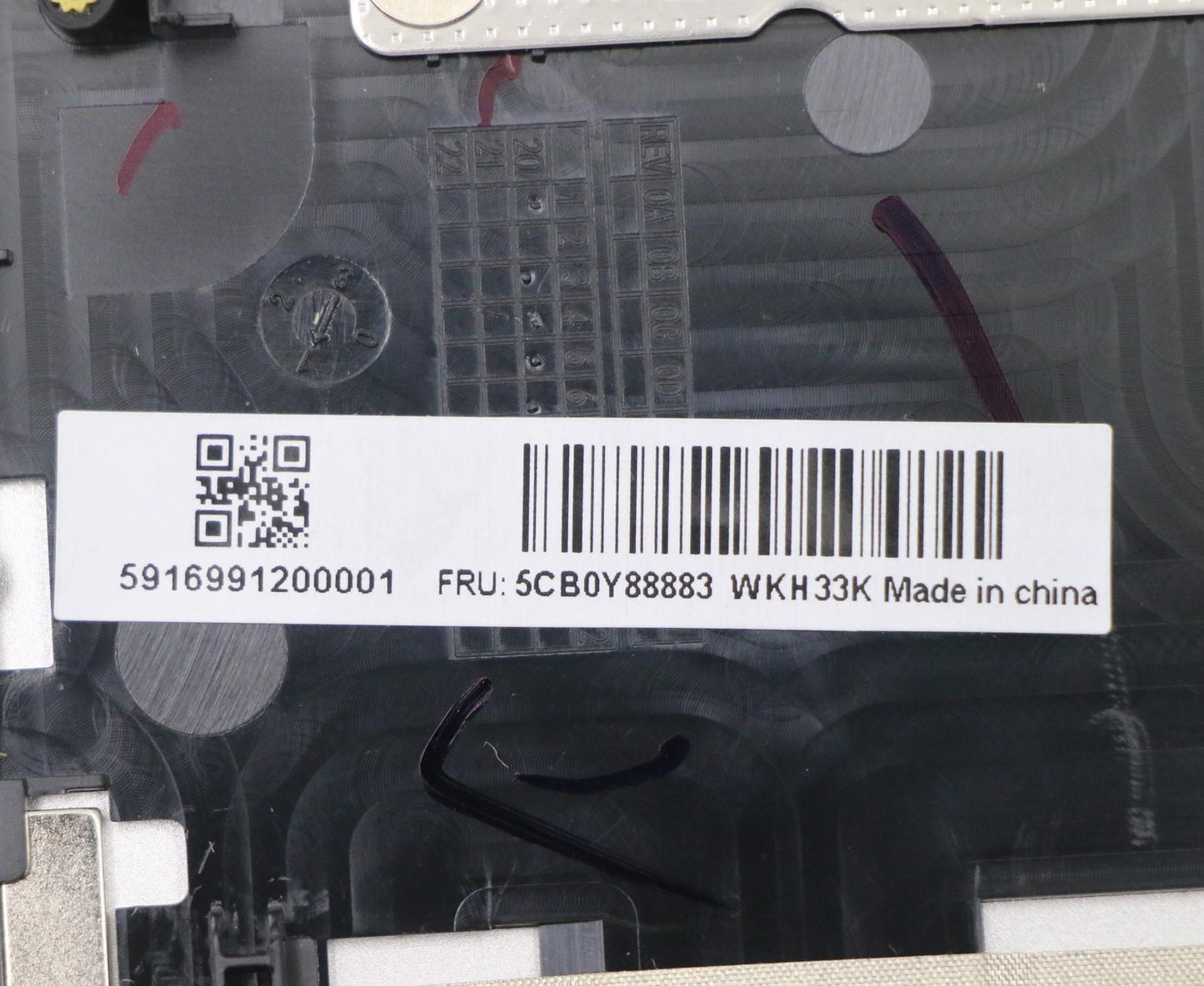Lenovo Up Al_Sil Fp W/Nblkb_Fre - 5CB0Y88883