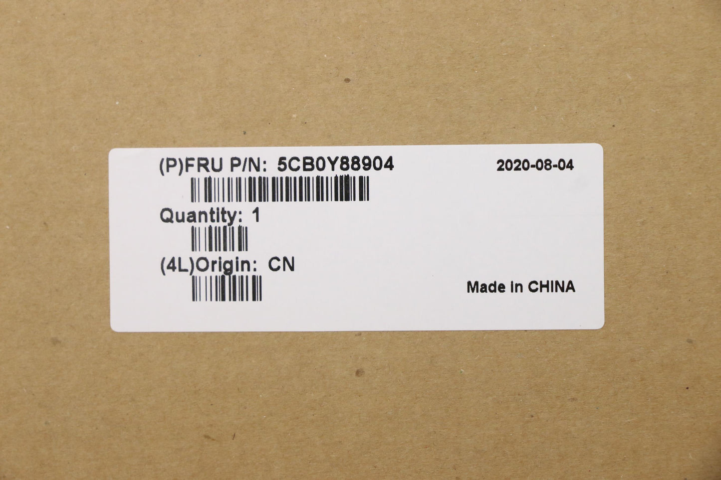 Lenovo Up Pl_Blk Fp W/Blkb_T-Ch - 5CB0Y88904