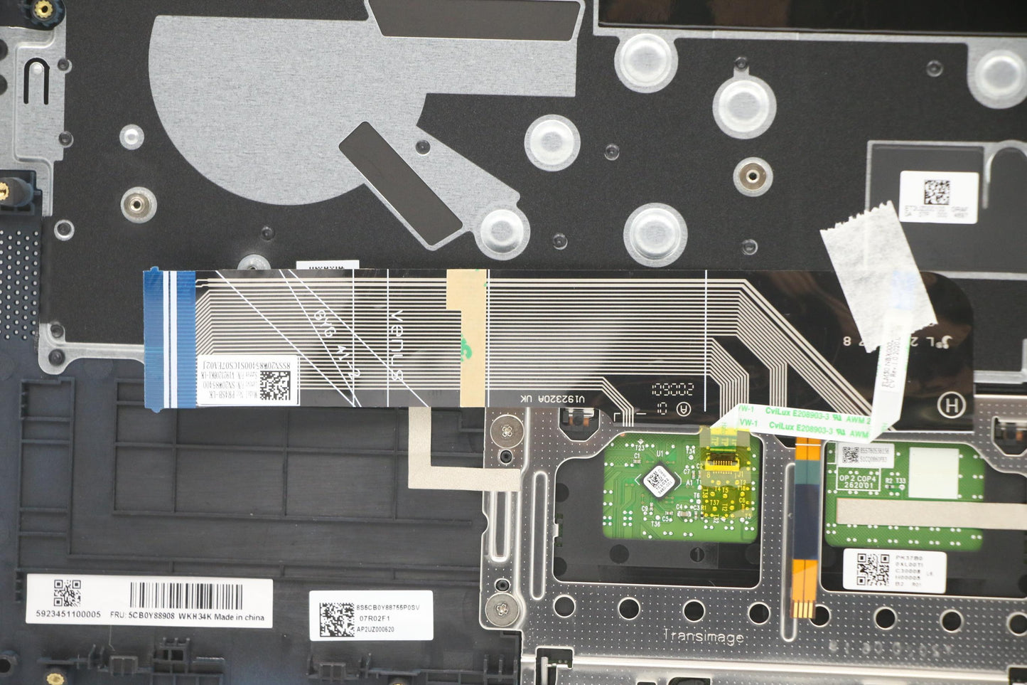 Lenovo Up Pl_Blu Fp W/Blkb_Uk - 5CB0Y88908