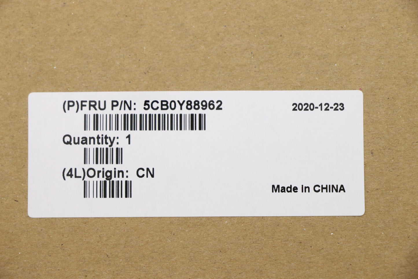 Lenovo Up Pl_Blk Nfp W/Blkb_Cz-Sk - 5CB0Y88962